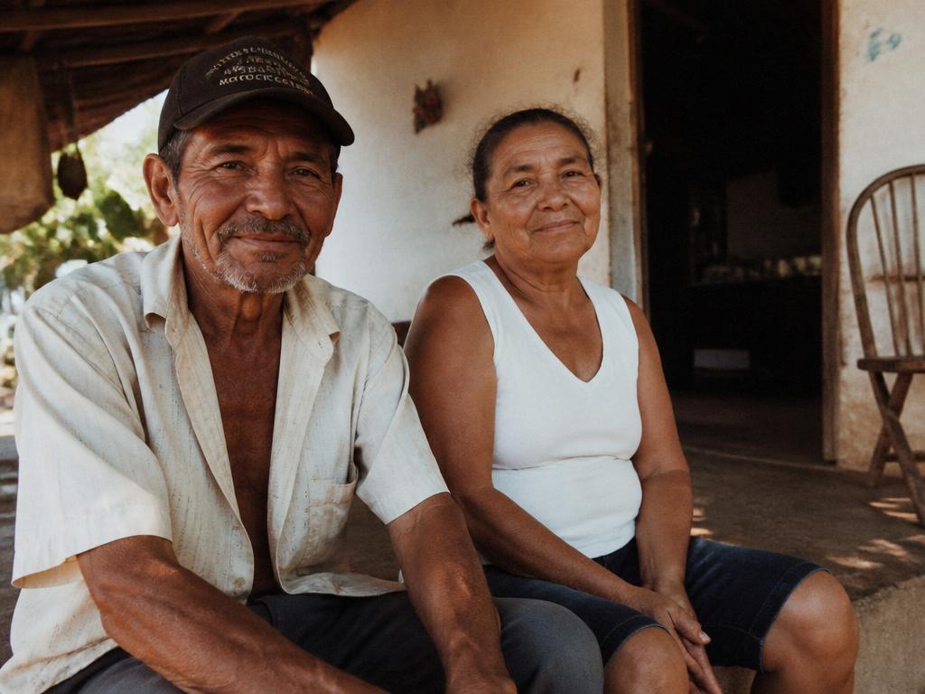 Casal de aposentados sorrindo